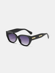 Lunettes de soleil à monture en polycarbonate œil de chat