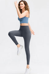 Pantalon de sport long coupe slim à taille large