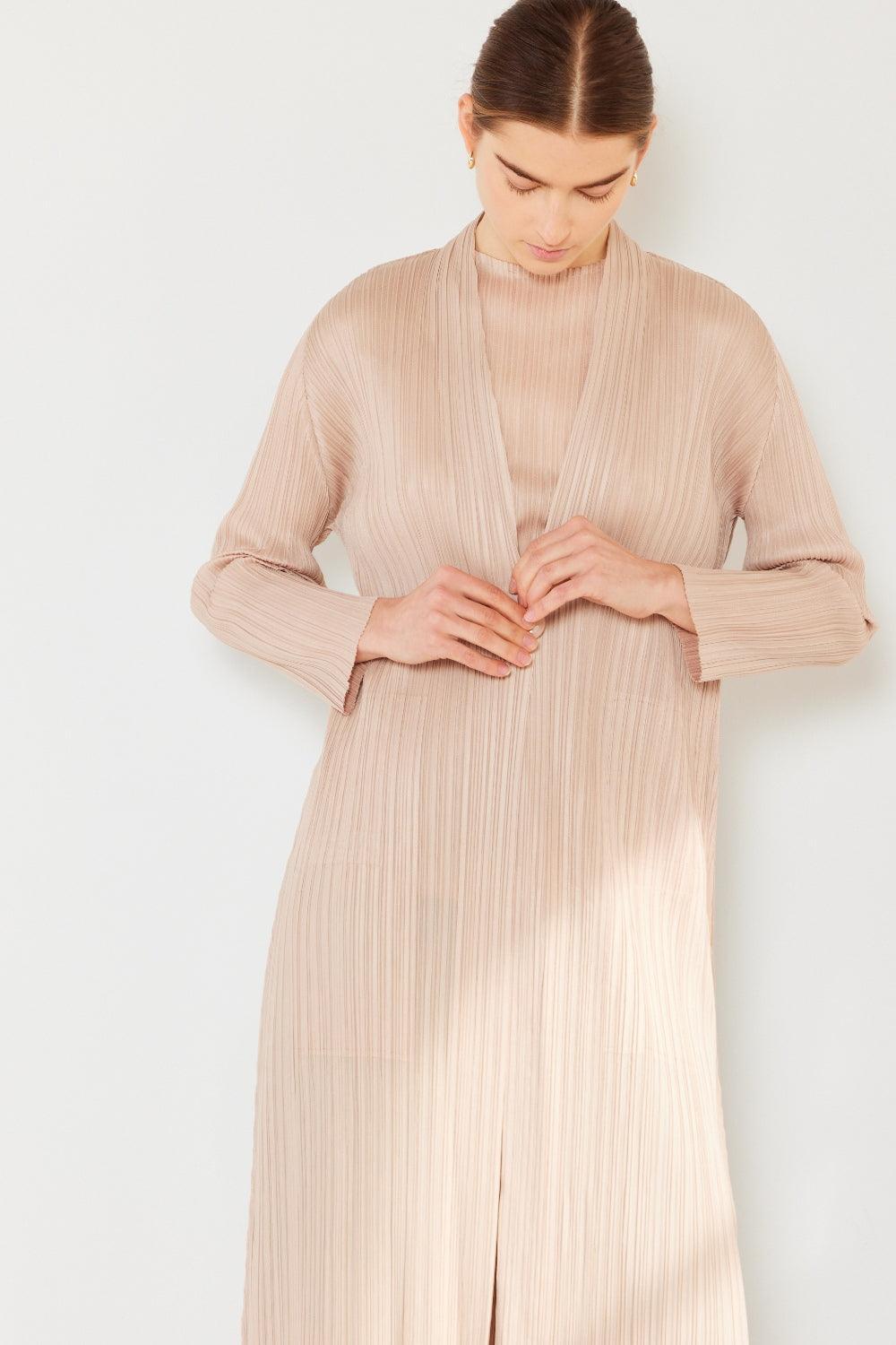 Cardigan plissé à manches longues Marina West Swim