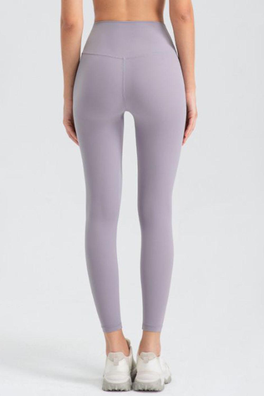 Legging slim fit actif à taille large