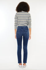 Jean slim droit taille haute Kancan
