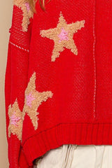 Pull à manches longues avec patch étoile POL
