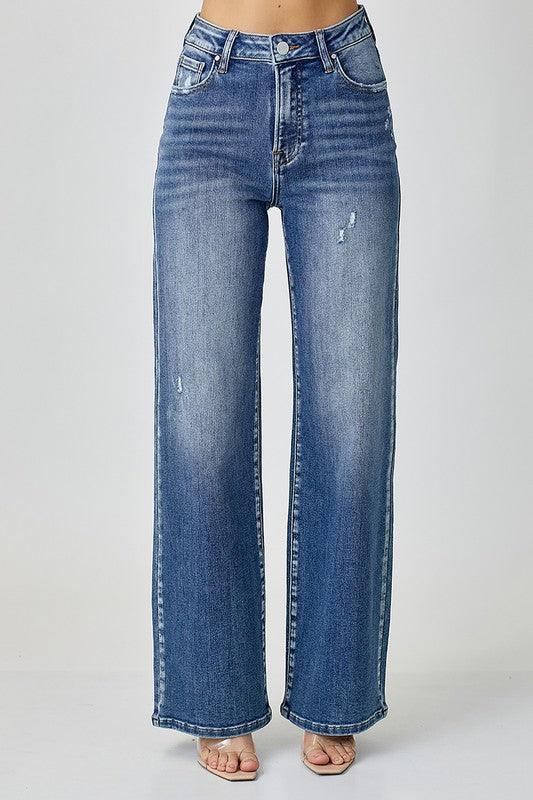 Jean taille haute avec poches RISEN