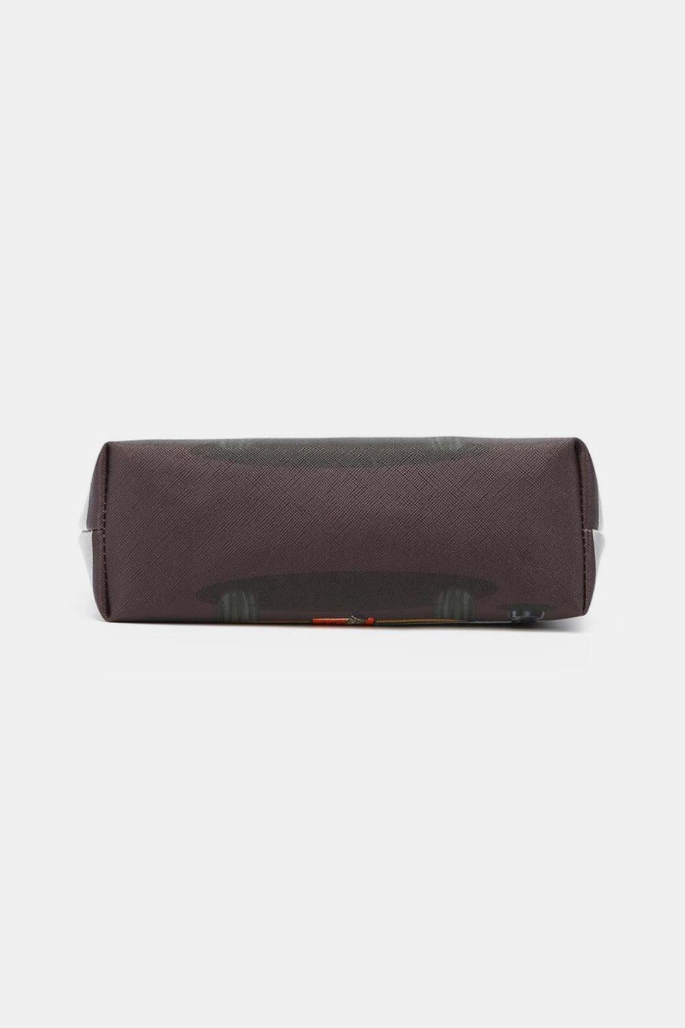Pochette à cosmétiques imprimée Nicole Lee USA de grande taille