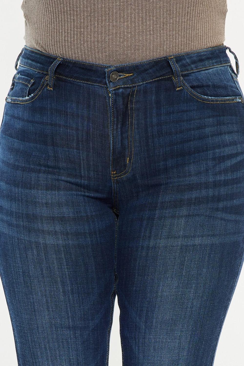 Jean évasé taille mi-haute Kancan
