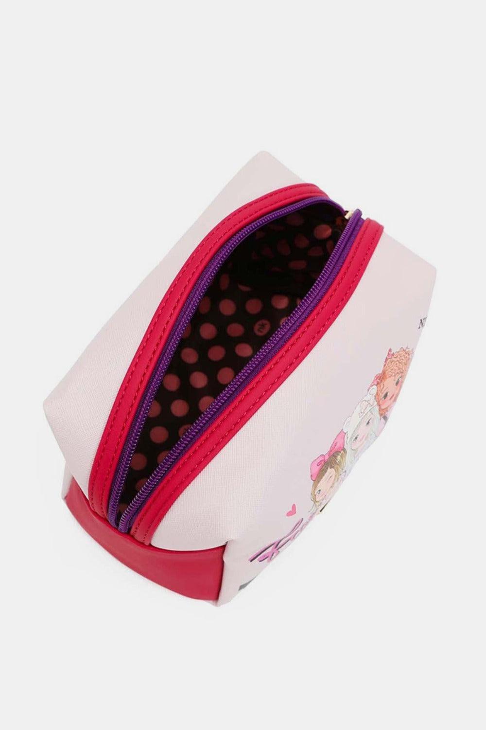 Pochette à cosmétiques extra large imprimée Nicole Lee USA