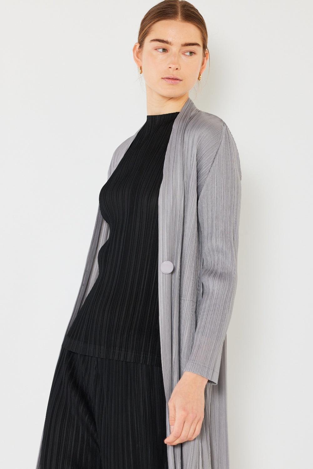 Cardigan plissé à manches longues Marina West Swim