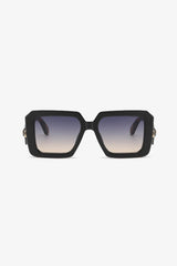 Lunettes de soleil carrées à monture en polycarbonate