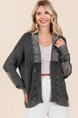 Cardigan ouvert sur le devant à patch contrasté Mittoshop délavé minéral 