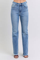 Jean bootcut taille haute à ourlet brut Judy Blue 