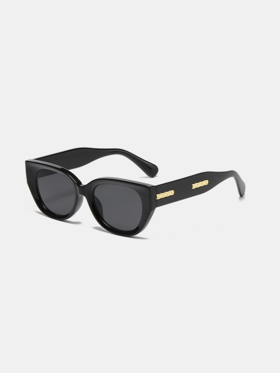 Lunettes de soleil à monture en polycarbonate œil de chat