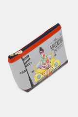 Pochette à cosmétiques imprimée Nicole Lee USA de grande taille