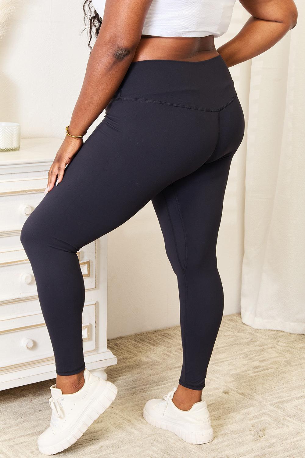 Legging de sport à taille large Double Take