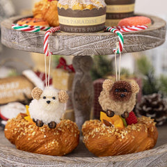 Widget à suspendre en 2 pièces pour chiots en peluche