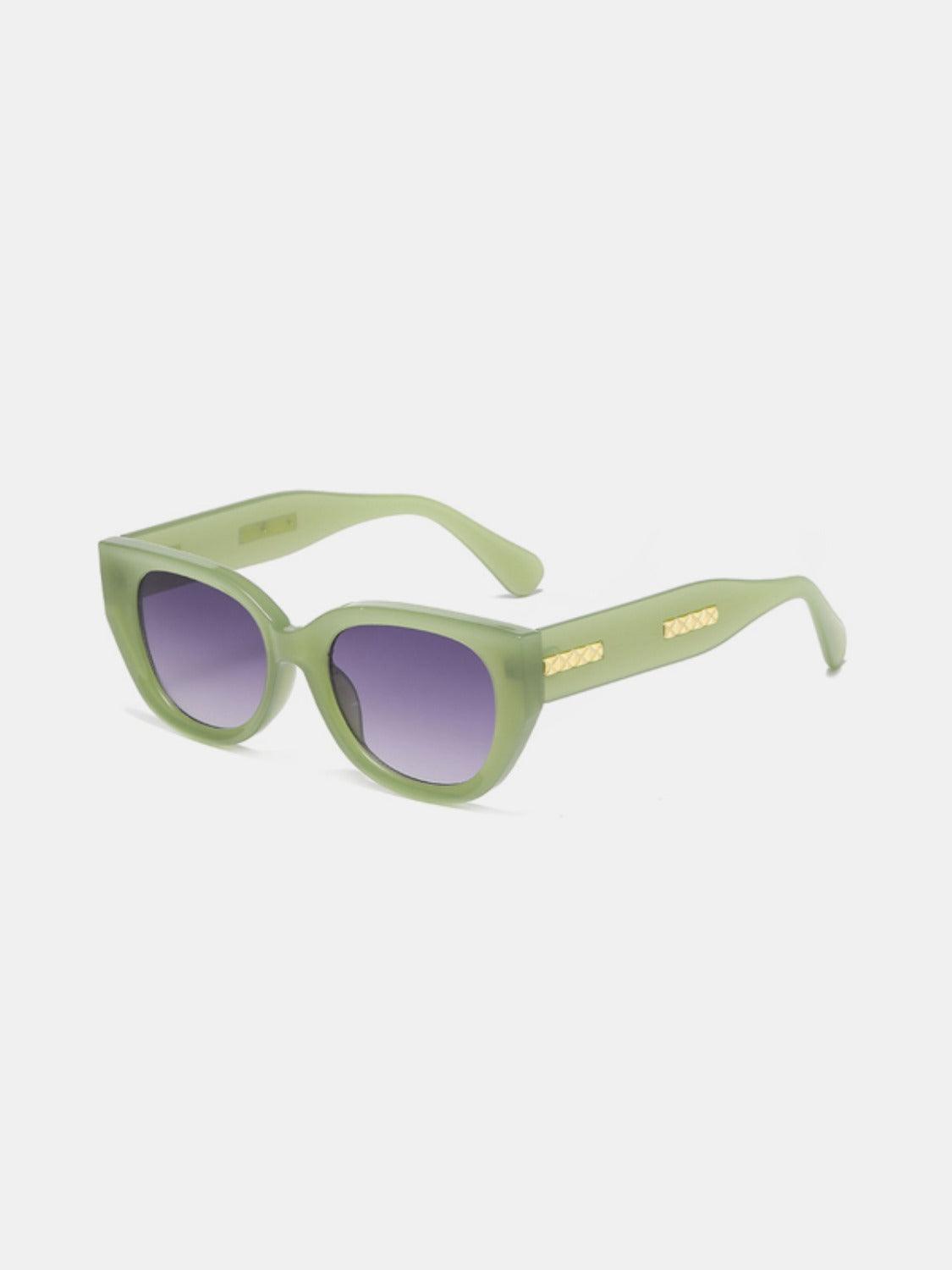 Lunettes de soleil à monture en polycarbonate œil de chat