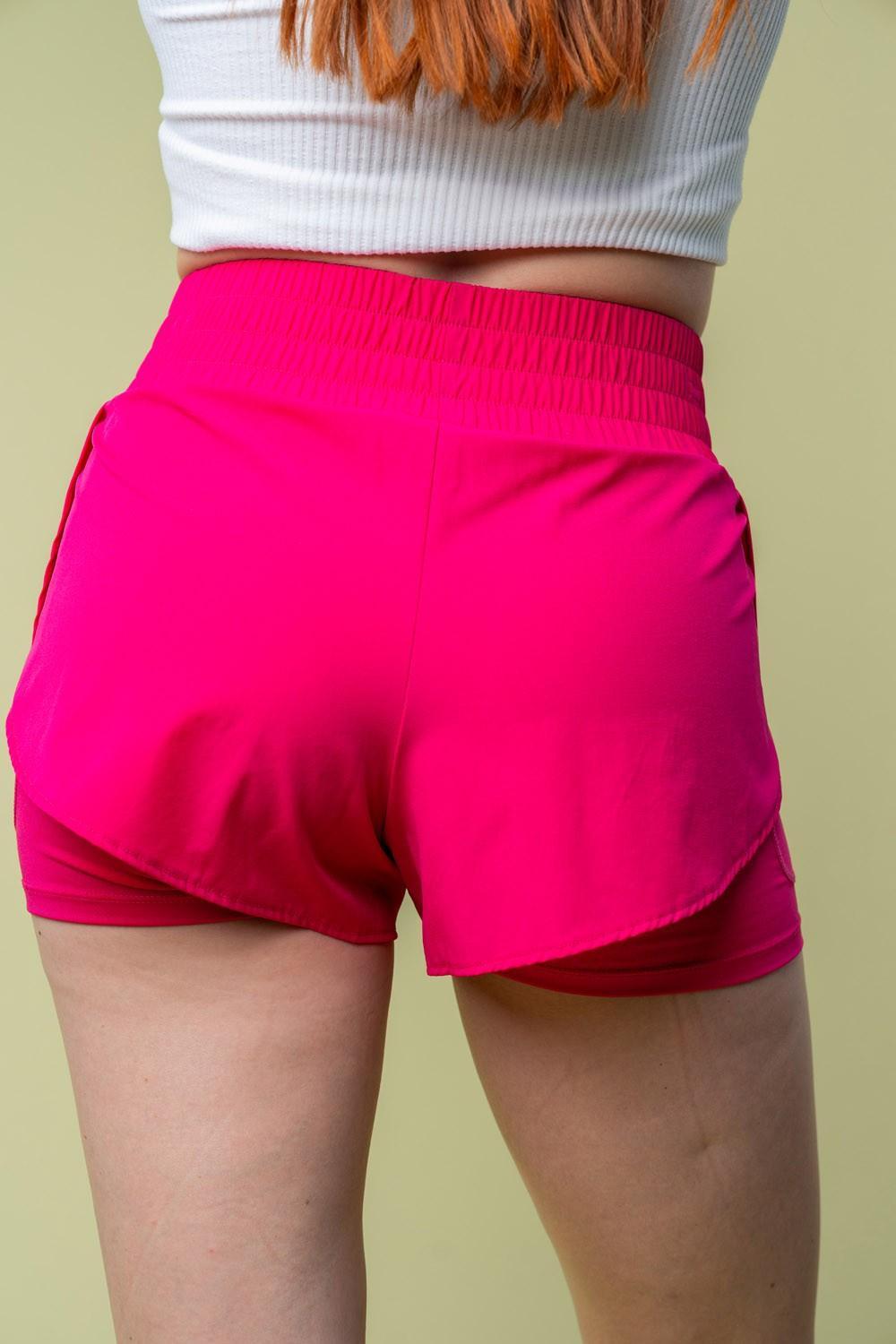 Short en tricot taille haute White Birch