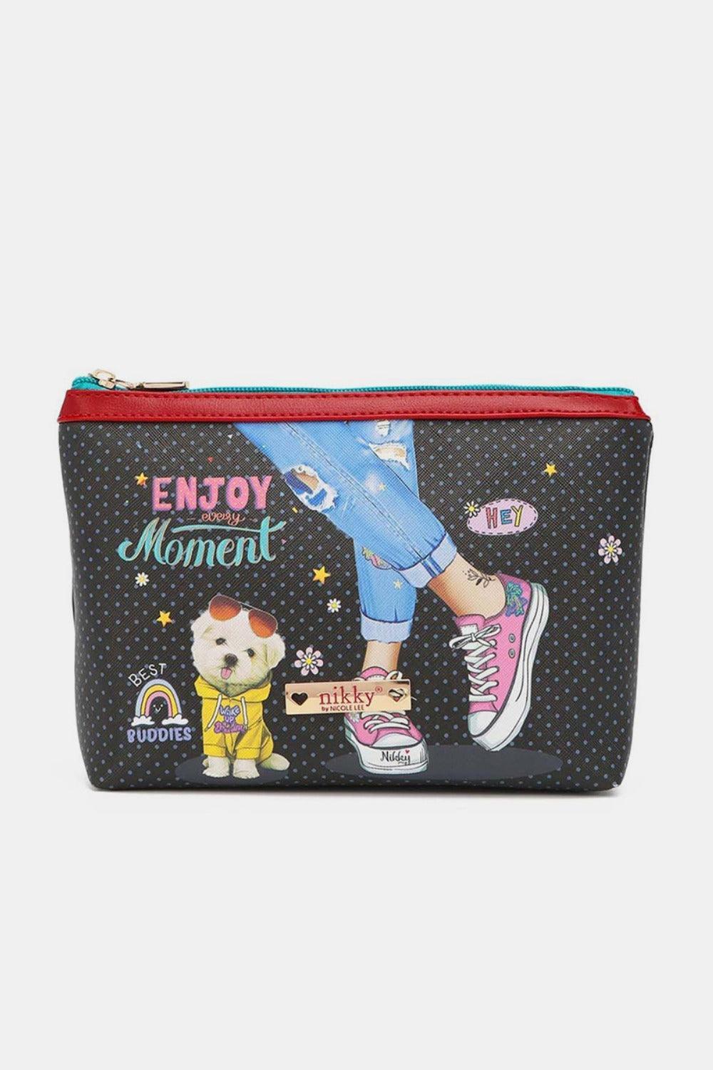Pochette à cosmétiques imprimée Nicole Lee USA de grande taille