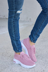 Chaussures de sport à lacets et bout rond en maille respirante Forever Link