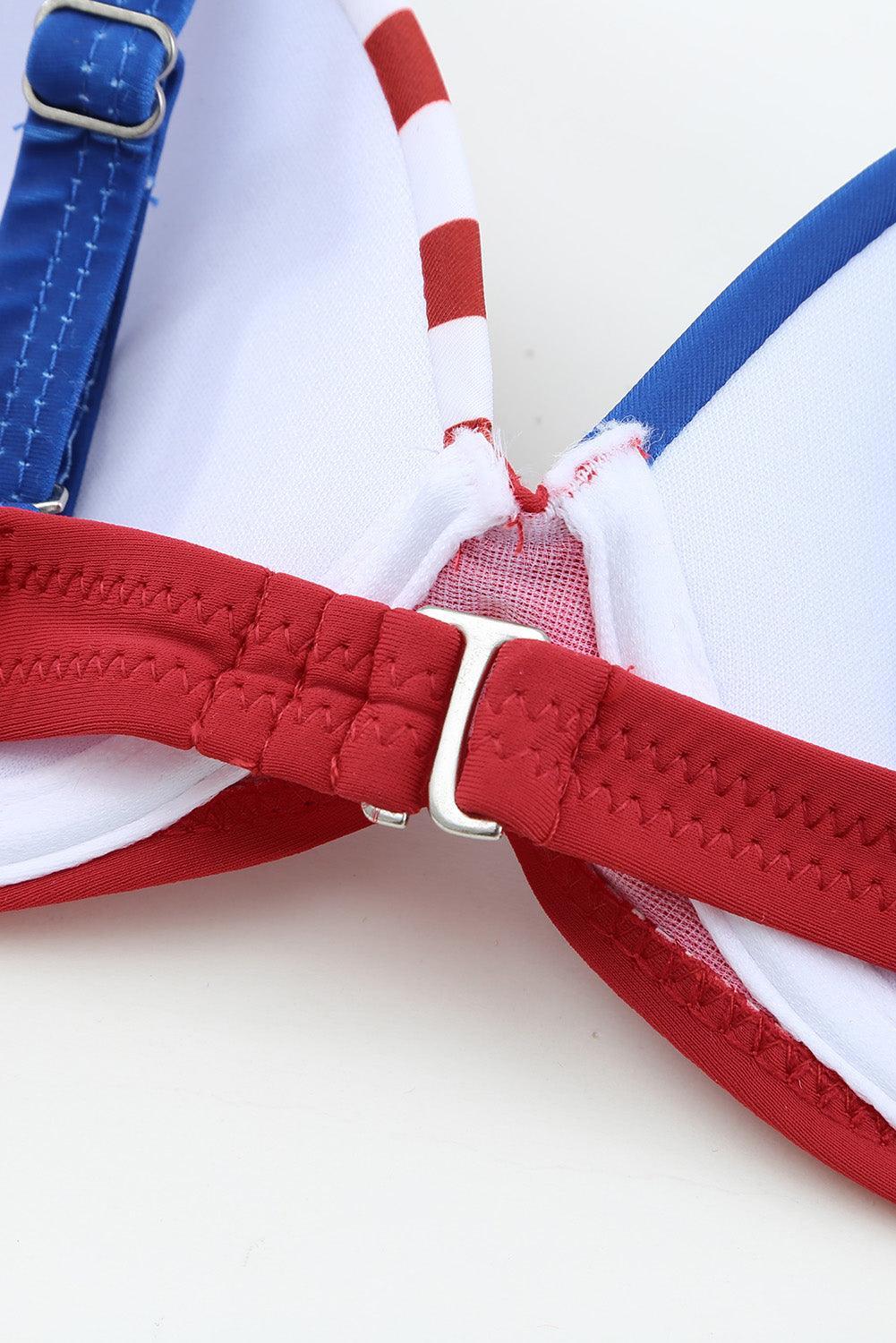 Ensemble de bikini froncé