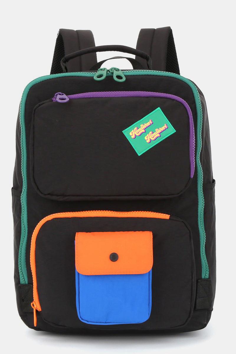 Sac à dos en nylon contrasté Himawari avec poignées