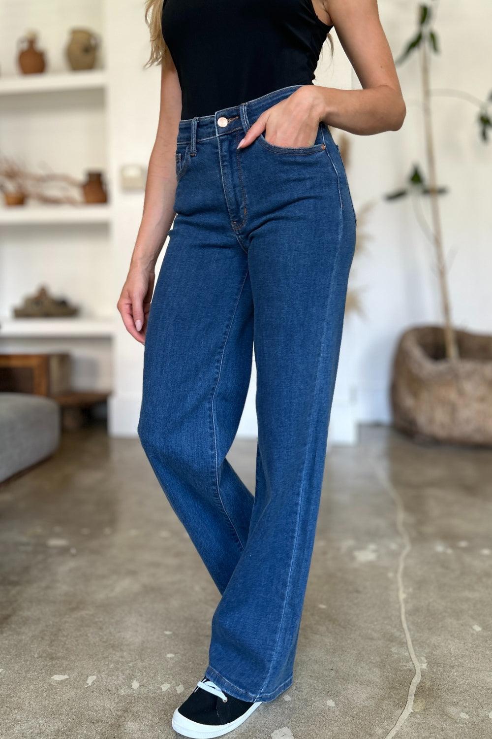 Jean droit taille haute Judy Blue Full Size