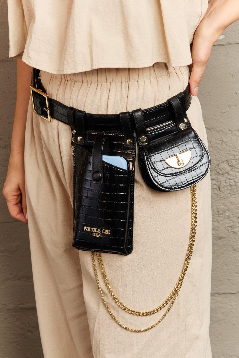 Sac ceinture Aurelia de Nicole Lee USA
