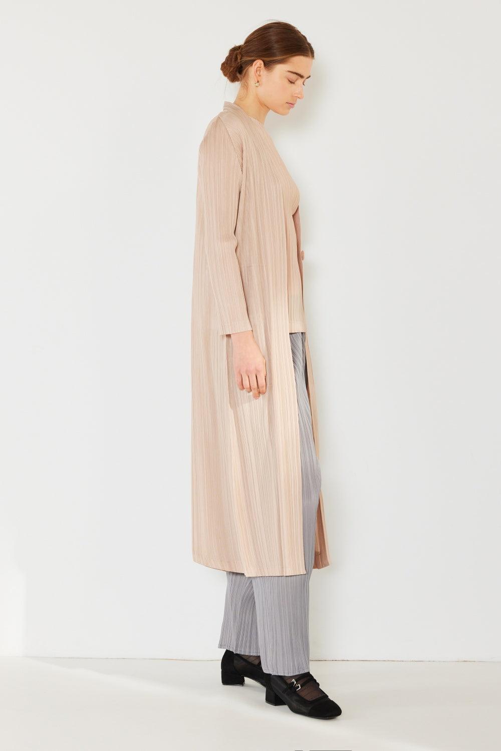 Cardigan plissé à manches longues Marina West Swim