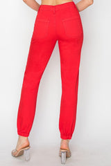 Jean de jogging taille haute RISEN