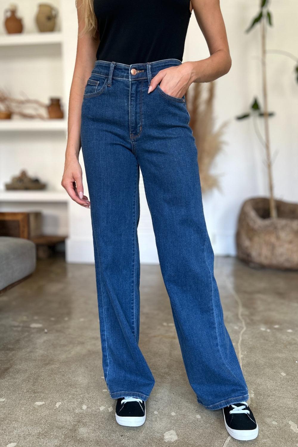 Jean droit taille haute Judy Blue Full Size