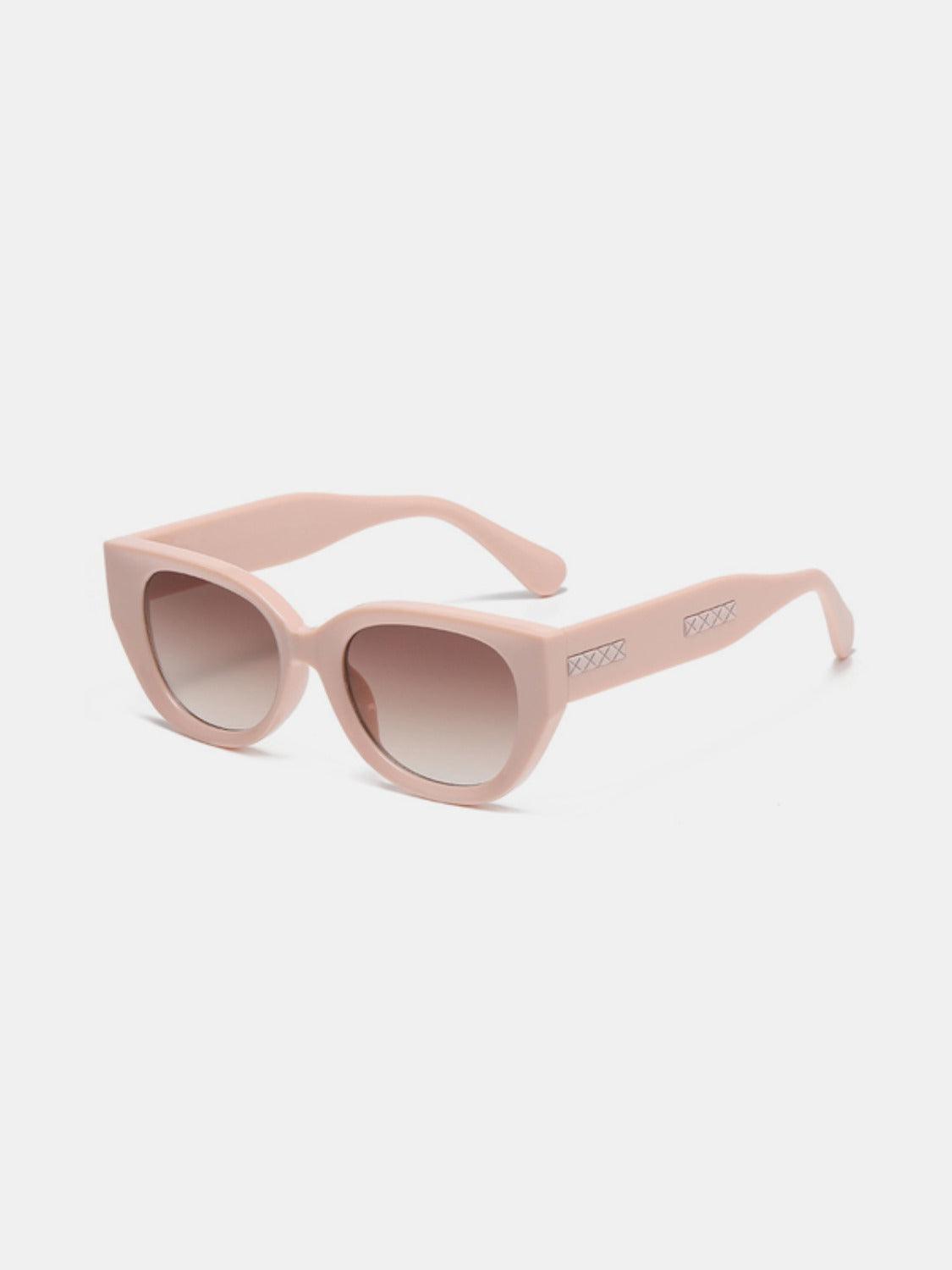 Lunettes de soleil à monture en polycarbonate œil de chat