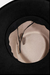 Chapeau Fedora à clous en forme de soleil, de lune et d'étoile
