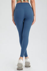Legging slim fit actif à taille large