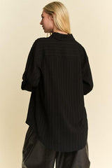 Chemise boutonnée en jacquard froissé Davi &amp; Dani