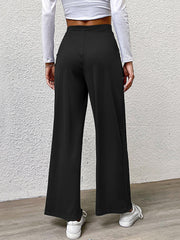 Pantalon droit taille haute