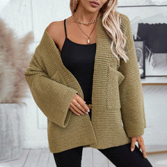 Cardigan ouvert à manches longues