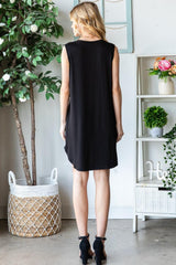 Mini-robe sans manches à imprimé animal Heimish