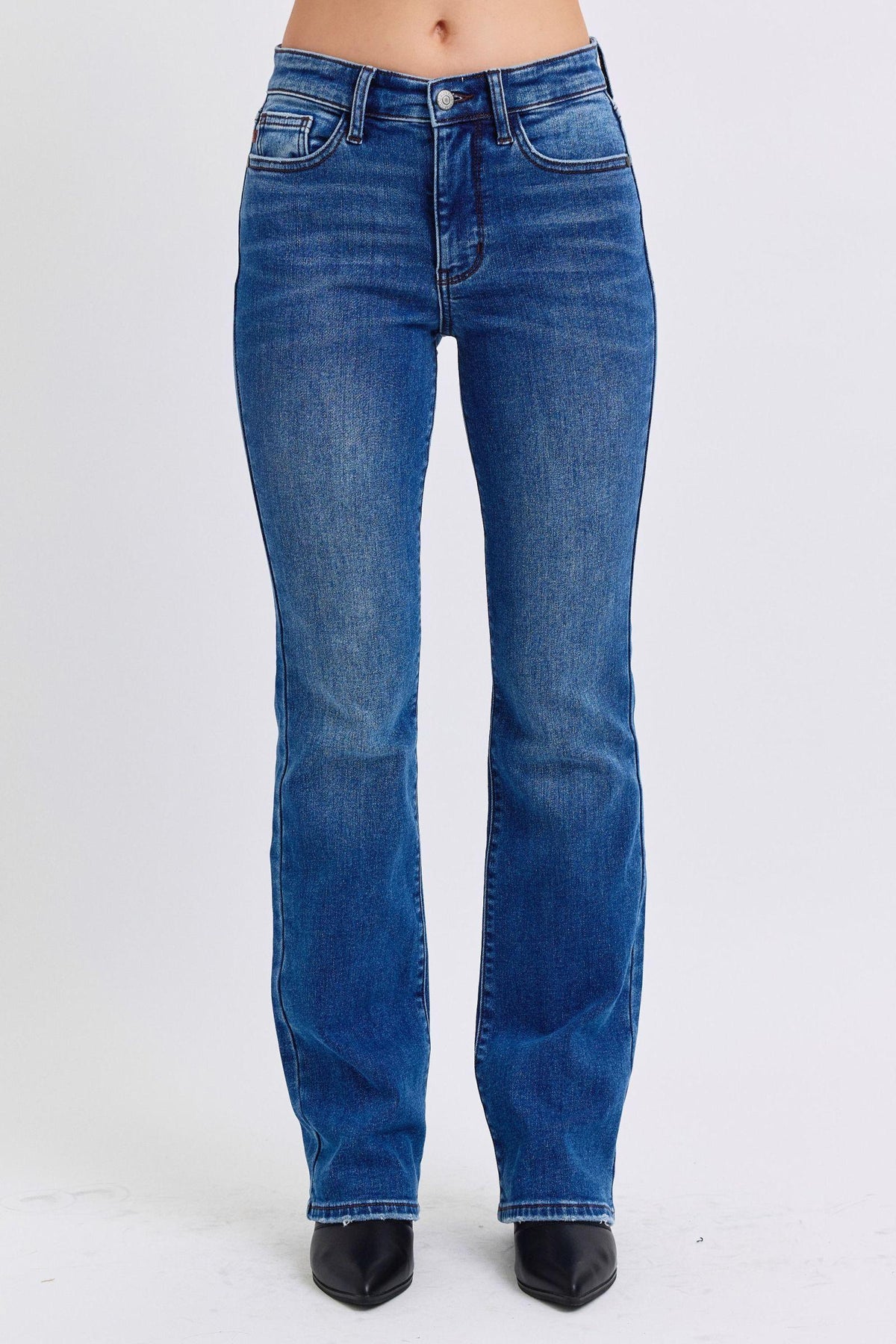 Jean bootcut taille mi-haute Judy Blue Full Size Run avec doublure thermique 