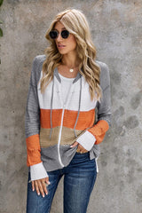 Cardigan à capuche ajouré à manches raglan et fermeture éclair