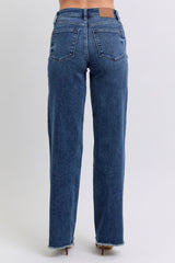 Jean taille mi-haute Judy Blue à ourlet brut 