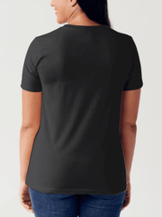 T-shirt tubulaire à manches courtes et col rond avec motif fantôme en taille réelle Simply Love