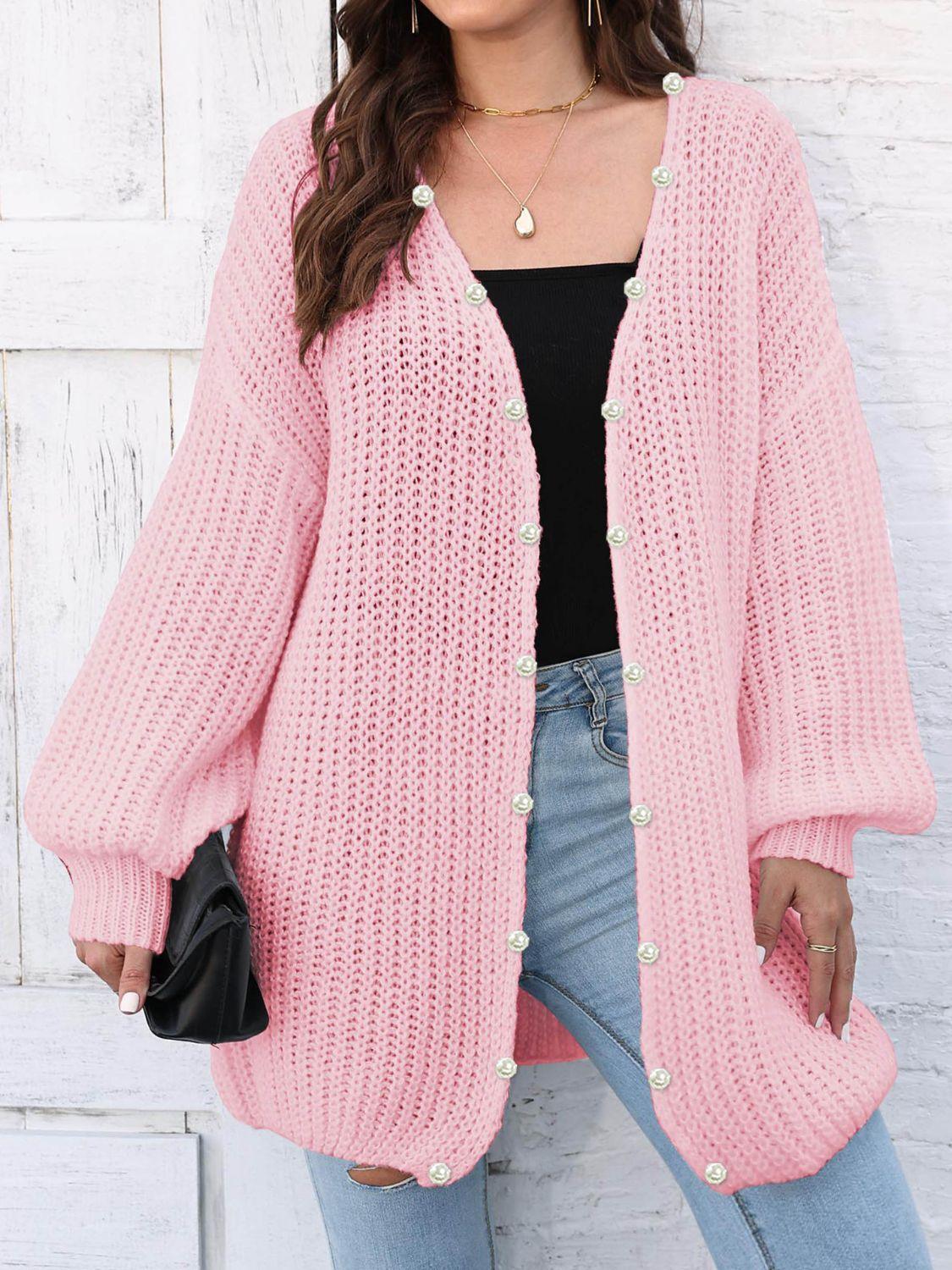 Cardigan ouvert à manches longues