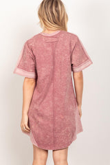 Robe t-shirt à manches courtes et col en V VERY J