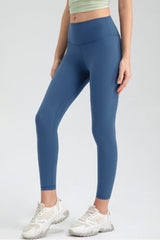 Legging slim fit actif à taille large