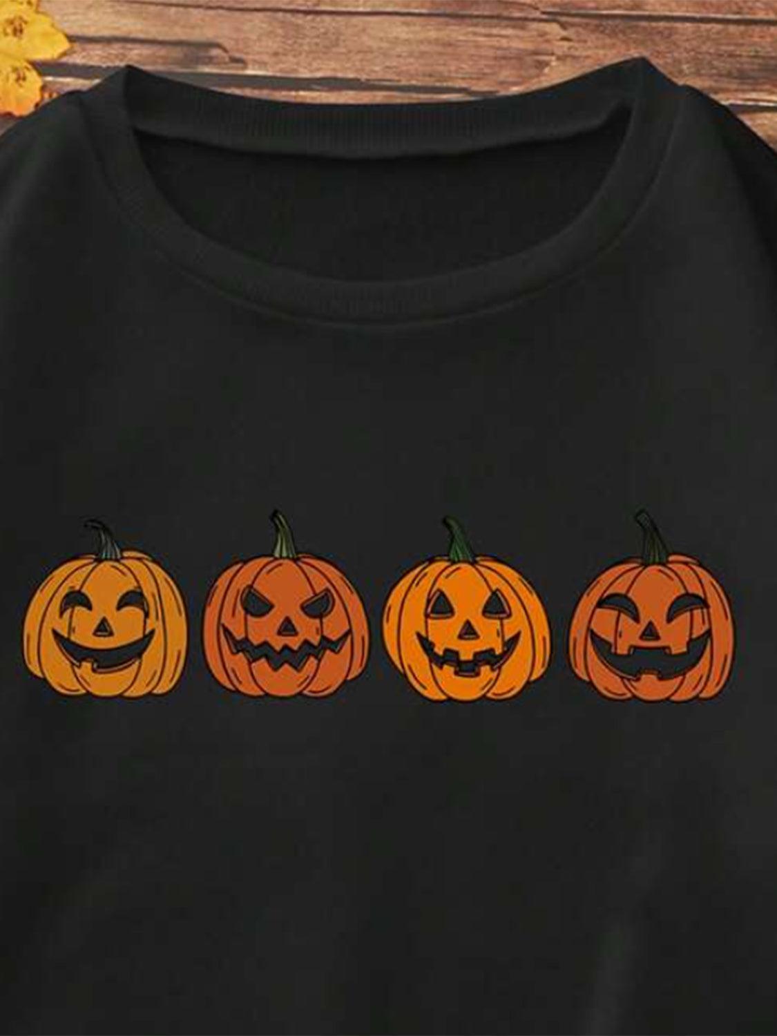 T-shirt graphique Jack-O'-Lantern en taille réelle Simply Love