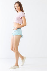Short en jean déchiré et vieilli Tasha Apparel