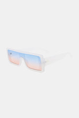 Lunettes de soleil rectangulaires à monture en polycarbonate