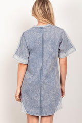 Robe t-shirt à manches courtes et col en V VERY J