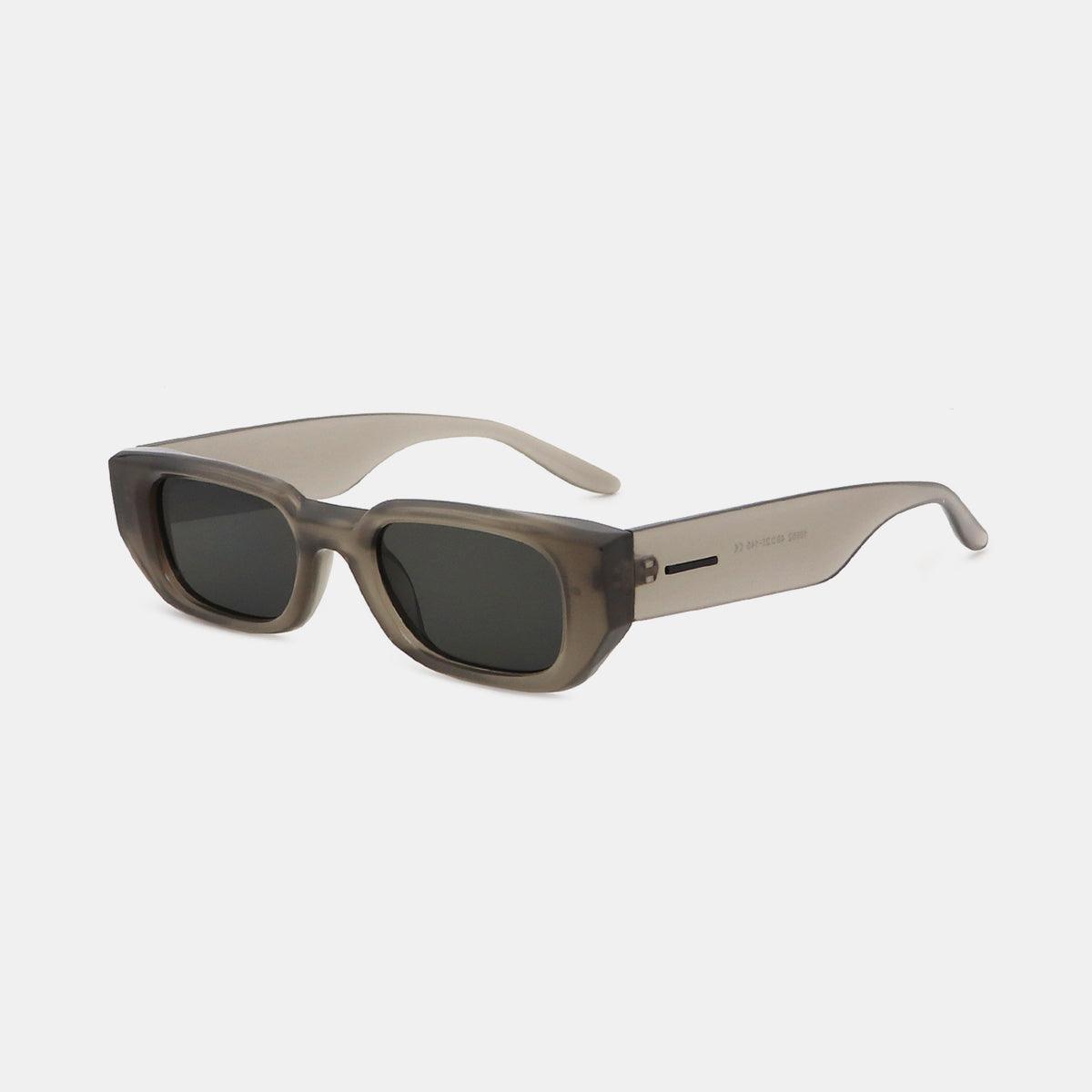 Lunettes de soleil rectangulaires à monture en polycarbonate