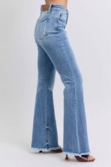 Jean bootcut taille haute à ourlet brut Judy Blue 