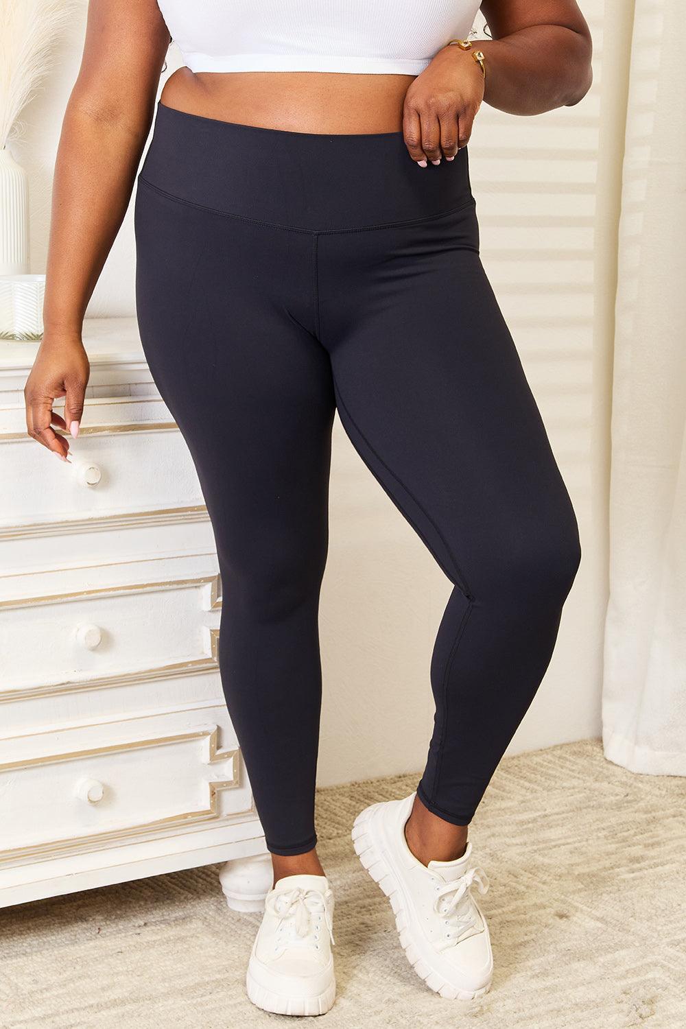Legging de sport à taille large Double Take